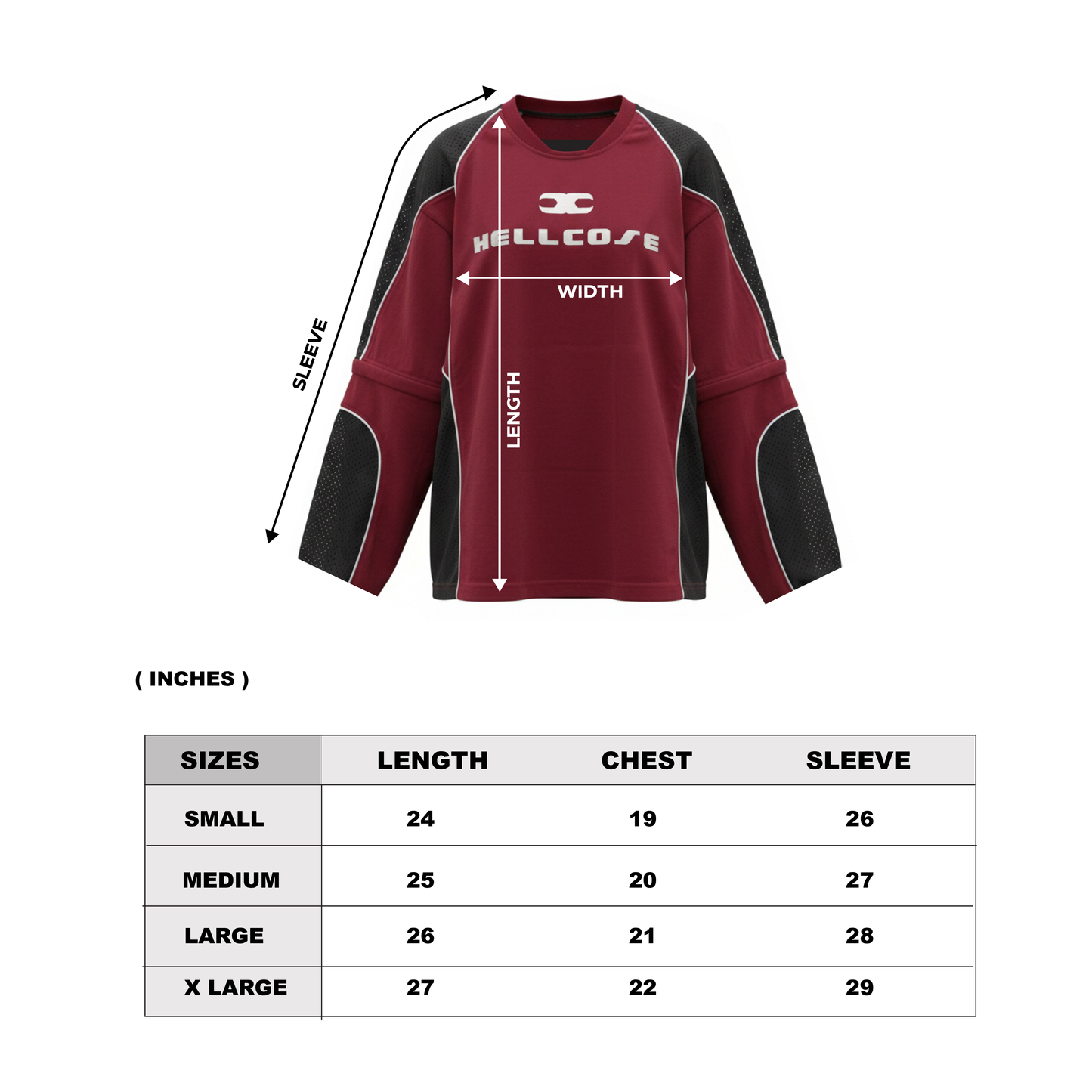 Splitcore Detachable sleeve Tshirt Cherry Red