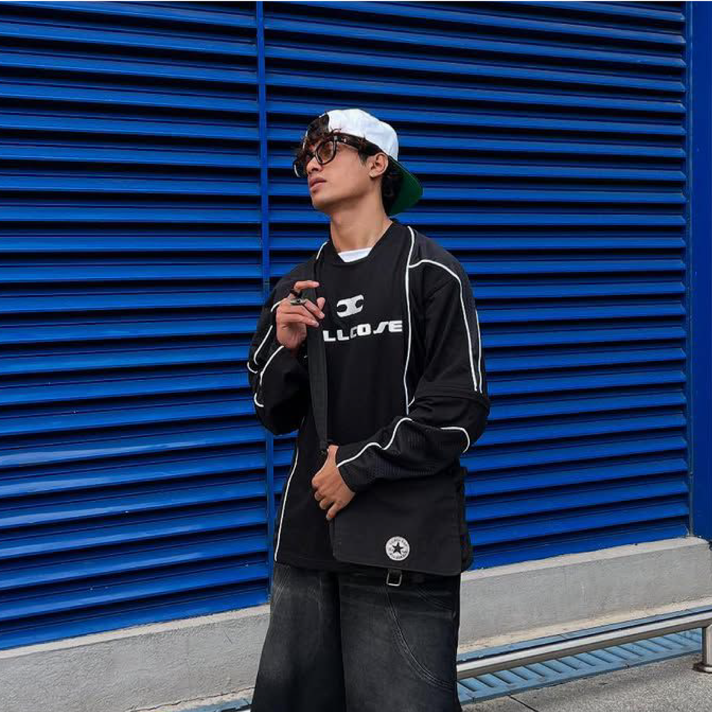 Splitcore Detachable Sleeve Tshirt Black